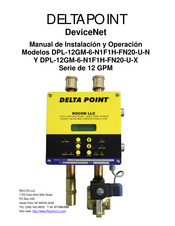 ROCON DELTAPOINT DPL-12GM-6-N1F1H-FN20-U-X Manual De Instalación Y Operación