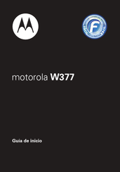 Motorola W377 Guía De Inicio