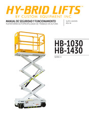 Hy-Brid Lifts HB-1430 Manual De Seguridad Y Funcionamiento