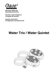 Oase Water Quintet Garantia, Instructivo De Seguridad Y De Operaciones