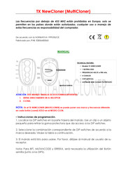 FAB TX NewCloner Manual Del Usuario