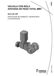 metso automation XG Serie Instrucciones De Instalacion, Mantenimiento Y Funcionamiento