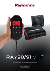 Raymarine RAY91 VHF Instrucciones De Instalación Y Manejo