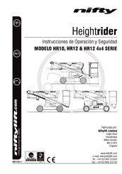 nifty 4x4 HR12 Instrucciones De Operación Y Seguridad