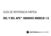 Motorola Solutions APX 8000HXE Guía De Referencia Rápida