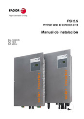 Fagor FSI 2.5 Manual De Instalación