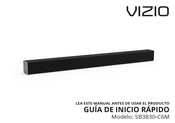 Vizio SB3830-C6M Guia De Inicio Rapido