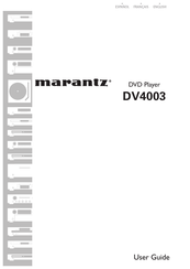 Marantz DV4003 Manual Del Usuario