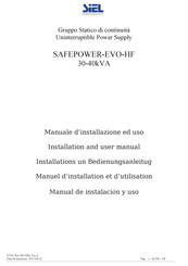 Siel SAFEPOWER-EVO-HF Manual De Instalacion Y Uso