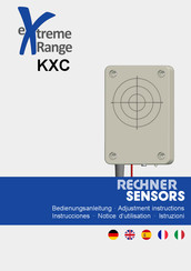 Rechner Sensors Extreme-Range KXC Serie Manual De Instrucciones