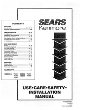 Kenmore 75960 Manual De Uso