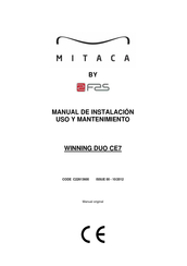 MITACA WINNING DUO CE7 Manual De Instalación, Uso Y Mantenimiento