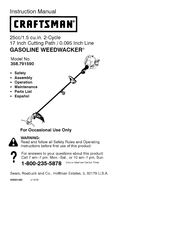 Craftsman WEEDWACKER 358.791590 Manual De Instrucciones