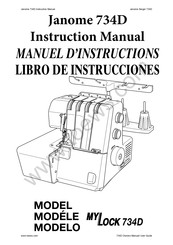 Janome MyLock 734D Libro De Instrucciones