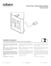 Robern VFELECTRIC Instrucciones De Instalación