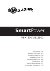 Gallagher SmartPower MBX1500 Manual De Instrucciones
