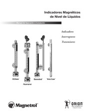 Magnetrol ORION Vector Manual De Operación E Instalación