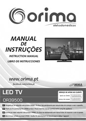 Orima OR39500 Libro De Instrucciones