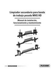 Flexco MHS HD Manual De Instalación, Funcionamiento Y Mantenimiento