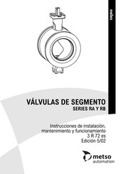 metso automation RB-EC Serie Instrucciones De Instalacion, Mantenimiento Y Funcionamiento