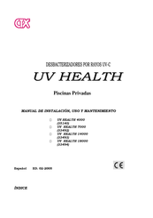 CTX UV HEALTH 18000 Manual De Instalación, Uso Y Mantenimiento