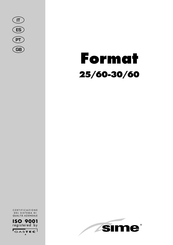 Sime FORMAT 25/60 OF Manual De Instrucciones