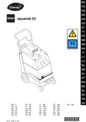 diversey TASKI aquamat 20 Manual De Instrucciones