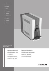 Siemens pureFlow DW03500 Serie Instrucciones De Empleo