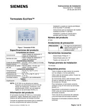 Siemens EcoView Instrucciones De Instalación