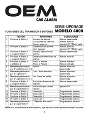 OEM 4000 Manual Del Usuario