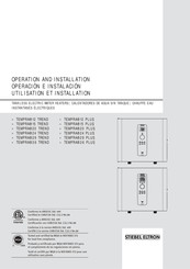 Stiebel Eltron TEMPRA 15 TREND Operación E Instalación