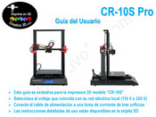 Creality 3D CR-10S Pro Guia Del Usuario