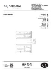 Holmatro EHW 1650 RC Manual De Instrucciones