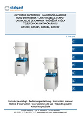 Stalgast 803020 Instrucciones De Uso