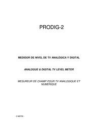 Promax PRODIG-2 Manual De Instrucciones