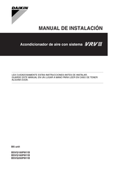 Daikin BSVQ160P8V1B Manual De Instalación