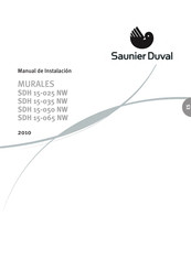 Saunier Duval SDH 15-065 NW Manual De Instalación