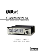 Inovonics Broadcast INOmini 673 Guía De Instalación & De Usuario