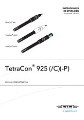 Xylem wtw TetraCon 925 Instrucciones De Operación