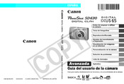 Canon PowerShot SD630 Digital Elph Guia Del Usuario