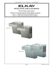 Elkay VRCTL83C Serie Manual De Instalación, Cuidado Y Utilización
