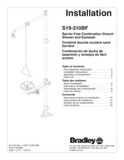 Bradley S19-310BF Manual De Instalación