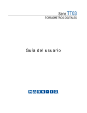 Mark-10 TT03 Serie Guia Del Usuario