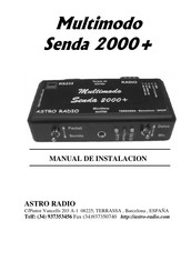 Astro Radio Multimodo Send 2000+ Manual De Instalación