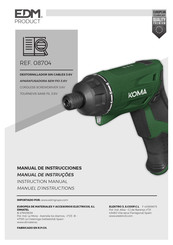 EDM Product KOMA 08704 Manual De Instrucciones