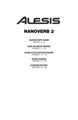 Alesis NANOVERB 2 Guia De Inicio Rapido