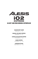 Alesis IO 2 Manual De Inicio Rápido