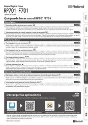 Roland RP701 Manual Del Usuario