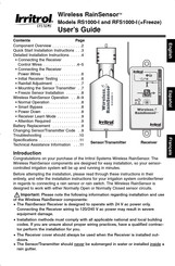 Irritrol RainSensor RFS1000-I Guia Del Usuario