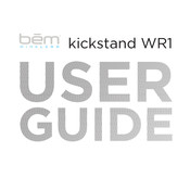 bem wireless Kickstand WR1 Guia Del Usuario